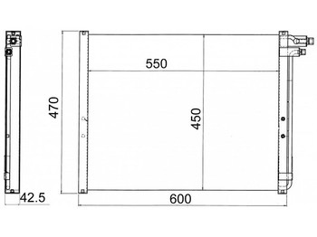 Rám/ Šasi pro Stavební technika Ahlmann AZ150-4180953A-ECOCLIM 292A11-Airco condenser: obrázek 5