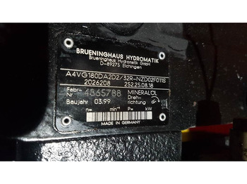 Hydraulika Brueninghaus Hydromatik A4VG180DA2D2/32R - Drive pump/Fahrpumpe/Rijpomp: obrázek 4 Hydraulika Brueninghaus Hydromatik A4VG180DA2D2/32R - Drive pump/Fahrpumpe/Rijpomp: obrázek 4