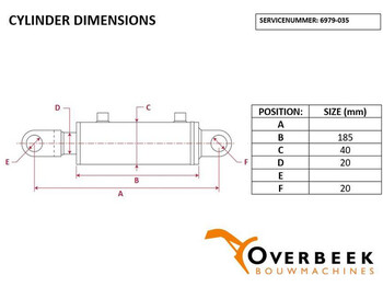 Nový Hydraulika pro Stavební technika FAROIL - Cylinder/Zylinder/Cilinder: obrázek 4