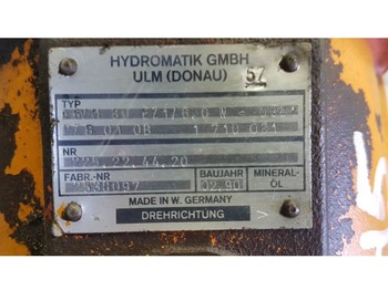 Hydraulika Hydromatik A6VM80EZ1/60W - Drive motor/Fahrmotor/Rijmotor: obrázek 3