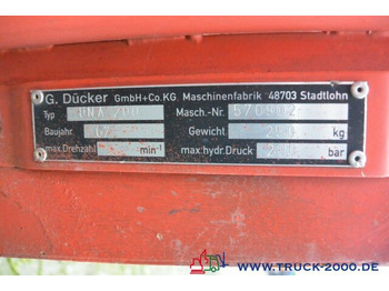 Dodávka Multicar Dücker Uni Arm UNA 200 Ausleger + Kontergewicht: obrázek 2