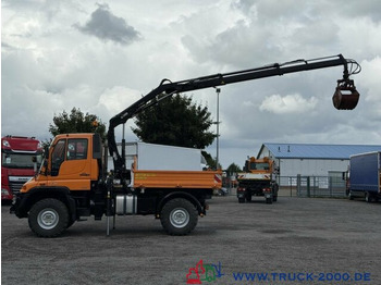 Sklápěč, Auto s hydraulickou rukou Unimog Unimog U300 4x4 Hiab Kran mit original 60.212 Km: obrázek 3