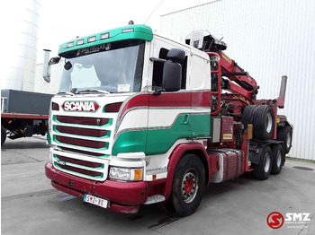 Tahač Scania G 490 +palfinger s 3000l82/faymonville: obrázek 2