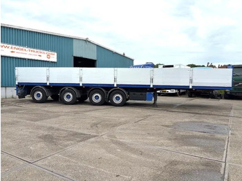 Návěs valník/ Plato Kwb KWB P-504-STI-H 4-AXLE FLATBED TRAILER (SAF AXLES / 2x STEERING AXLE / 2x LIFT-AXLE / ALUMINIUM SIDE BORDS /ABS-EBS): obrázek 4