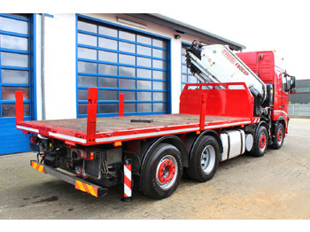 Nákladní automobil valníkový/ Plošinový, Auto s hydraulickou rukou Volvo 480 8x2 Pritsche + FASSI F800XP Kran 6x: obrázek 2