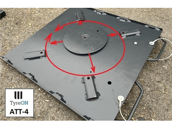 Vybavení garáže/ Dílny ATT5 alignment turn plates - height 5 cm: obrázek 4 Vybavení garáže/ Dílny ATT5 alignment turn plates - height 5 cm: obrázek 4