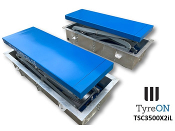 Vybavení garáže/ Dílny TSC3500X2iL In floor scissor lift - Double extensions - Recessed containers: obrázek 2