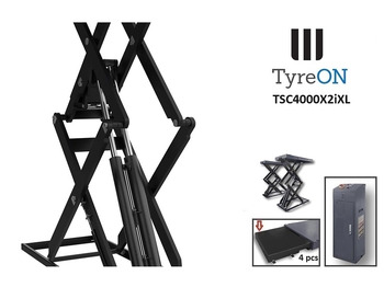 Vybavení garáže/ Dílny TSC4000X2iXL In floor scissor lift - Double extensions - 12 cm installation depth - Hydromechanically locked - No compressed air required - 4T: obrázek 5
