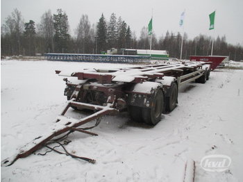Kontejnerovy přívěs/ Výměnná nástavba Contar 1820 LCT 4-axlar Växelflaksläp (container): obrázek 1