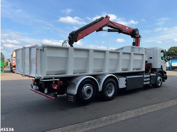 Sklápěč, Auto s hydraulickou rukou Scania P 340 Euro 6 CNG HMF 25 Tonmeter laadkraan Just 72.852 km!: obrázek 5