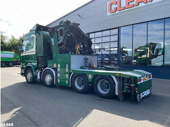 Auto s hydraulickou rukou Scania R 490 8x4 Euro 6 Effer 140 Tonmeter laadkraan + Fly-Jib Just 283.508 km: obrázek 2