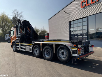 Hákový nosič kontejnerů, Auto s hydraulickou rukou Volvo FM 420 8x2 HMF 28 Tonmeter laadkraan: obrázek 2