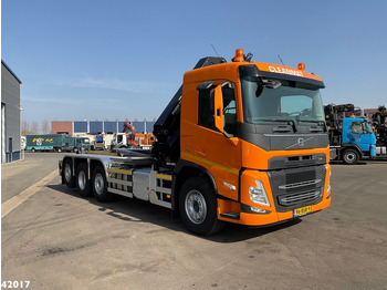 Hákový nosič kontejnerů, Auto s hydraulickou rukou Volvo FM 420 8x2 HMF 28 Tonmeter laadkraan: obrázek 5