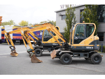 Mini rýpadlo Hyundai Robex 55W-9 Wheeled Excavator 5.5t / 2pcs: obrázek 2
