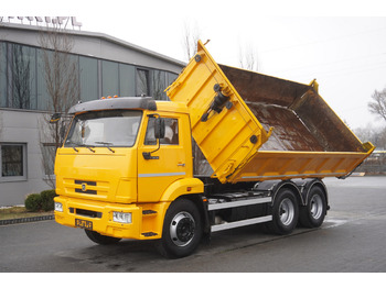 Sklápěč, Auto s hydraulickou rukou KAMAZ T2530 E5 6×4 / 3-sided tipper: obrázek 2