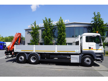 Auto s hydraulickou rukou MAN TGS 26.360 Flatbed / Fassi F175 7.7 T / steered 3rd axle: obrázek 3