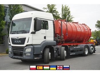 MAN TGS 35.420 8×2 / NEW septic barrel 13000 L / 3 steered axles leasing MAN TGS 35.420 8×2 / NEW septic barrel 13000 L / 3 steered axles: obrázek 1