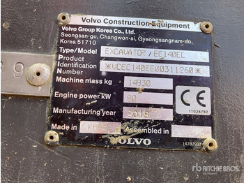 Pásové rýpadlo VOLVO EC140EL
