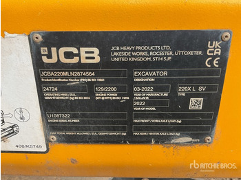 Pásové rýpadlo JCB 220X