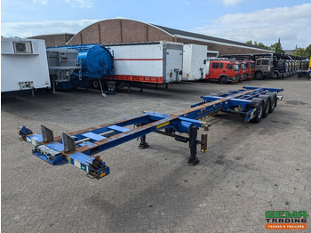 Kontejnerovy návěs/ Výměnná nástavba Broshuis MFCC 3-Assen SAF - Lift as - Schijfremmen - Alle aansluitingen: obrázek 2