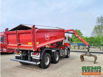 Sklápěč, Auto s hydraulickou rukou MAN TGS 26.400 6x6 4 Daycab Euro4 - HMF1643Z2 - Hyva 2-Zijdige Kipper 5.4m. - REBUILT ENGINE - TOP! (V584): obrázek 4