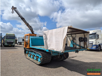Dampr Morooka MST-1100 Rupsdumper / Werktuigdrager - Platte kiepbak + Hiab 026 T3 Kraan - Komatsu 6Cil: obrázek 2