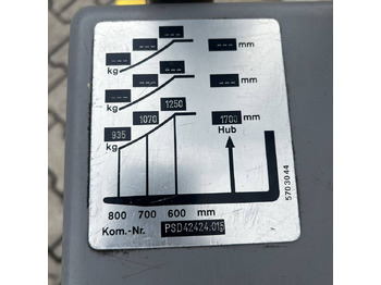 Stohovací vozík Atlet PSD125/160: obrázek 5