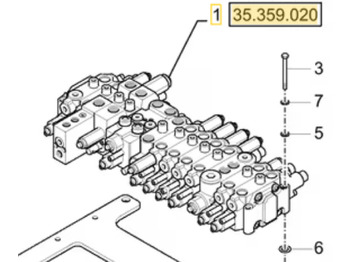 Hydraulický ventil CASE
