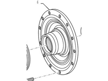 Náprava a díly CASE