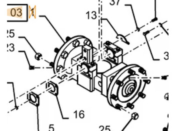 Náprava a díly CASE