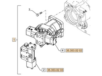 Hydraulický motor CASE