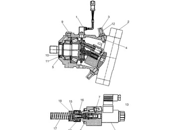 Hydraulický motor CASE