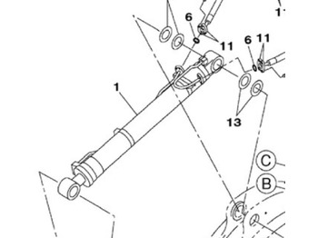 Hydraulický válec CASE
