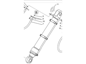 Hydraulický válec CASE