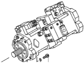 Nový Hydraulické čerpadlo pro Stavební technika Hitachi YA00072789 - 4689079: obrázek 2