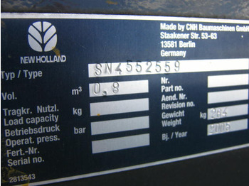 Nový Nakládací lžíce New Holland 4552559: obrázek 3