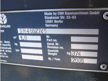 Nakládací lžíce NEW HOLLAND