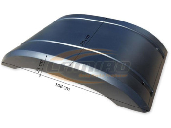 Nový Křídlo pro Nákladní auto MERCEDES ACTROS MP4 MUDGUARD REAR WHEEL UPPER 9605200007: obrázek 1