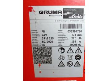 Akumulátor GRUMA 24 Volt 3 PzB 225 Ah: obrázek 5