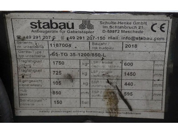 Vidle pro Manipulační technika Stabau S5-TG 35-1200/850-L: obrázek 5