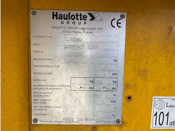 Nůžková plošina Haulotte Compact 12 DX: obrázek 3