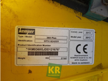 Adaptér na kukuřici KEMPER