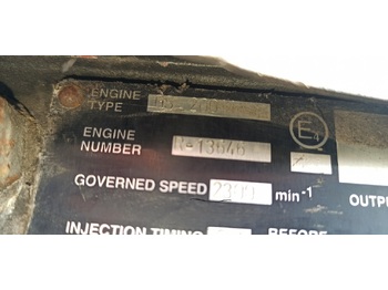 Motor a díly DAF