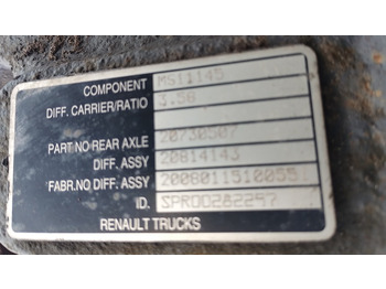 Diferenciál RENAULT Midlum