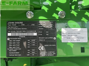Sklízecí mlátička John Deere s785: obrázek 5