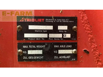 Zařízení pro chov skotu Trioliet solomix 1000 futtermischwagen: obrázek 5