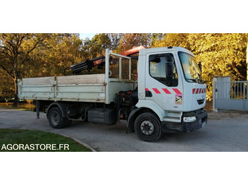 Nákladní auto Camion benne avec grue - Renault Midlum 2001 293846kms: obrázek 3