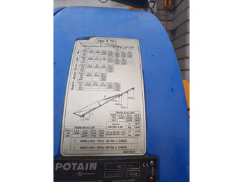 Samostavitelný jeřáb Potain IGO T70A: obrázek 2 Samostavitelný jeřáb Potain IGO T70A: obrázek 2