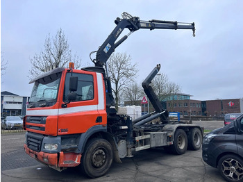 Auto s hydraulickou rukou DAF CF 85.380 6X2 + MKG 141 A2 CRANE + 20 TON HOOKLIFT - EURO 3 - MANUAL GEAR - 10 TYRES: obrázek 2