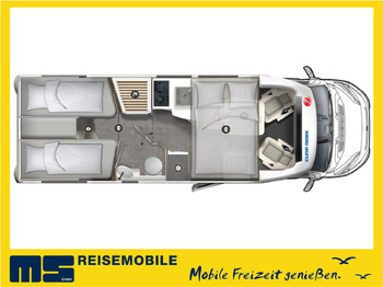 Polointegrovaný obytný vůz EURA MOBIL